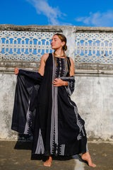 Set de kimono largo y vestido largo Altea