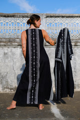 Set de kimono largo y vestido largo Altea