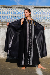 Set de kimono largo y vestido largo Altea