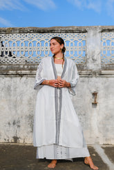 Set de kimono largo y falda Helga