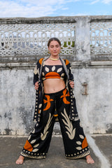 Set de kimono, top y pantalón Masái Mara