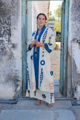 Set de kimono largo y falda Livia