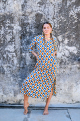 Vestido largo kurta.