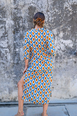 Vestido largo kurta.