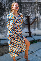 Vestido largo kurta.