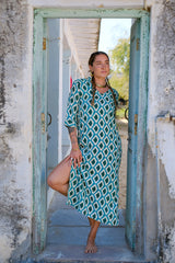 Vestido largo kurta.