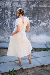 Vestido largo Mesalina