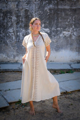 Vestido largo Mesalina