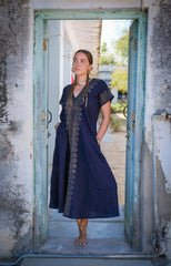 Vestido largo Mesalina